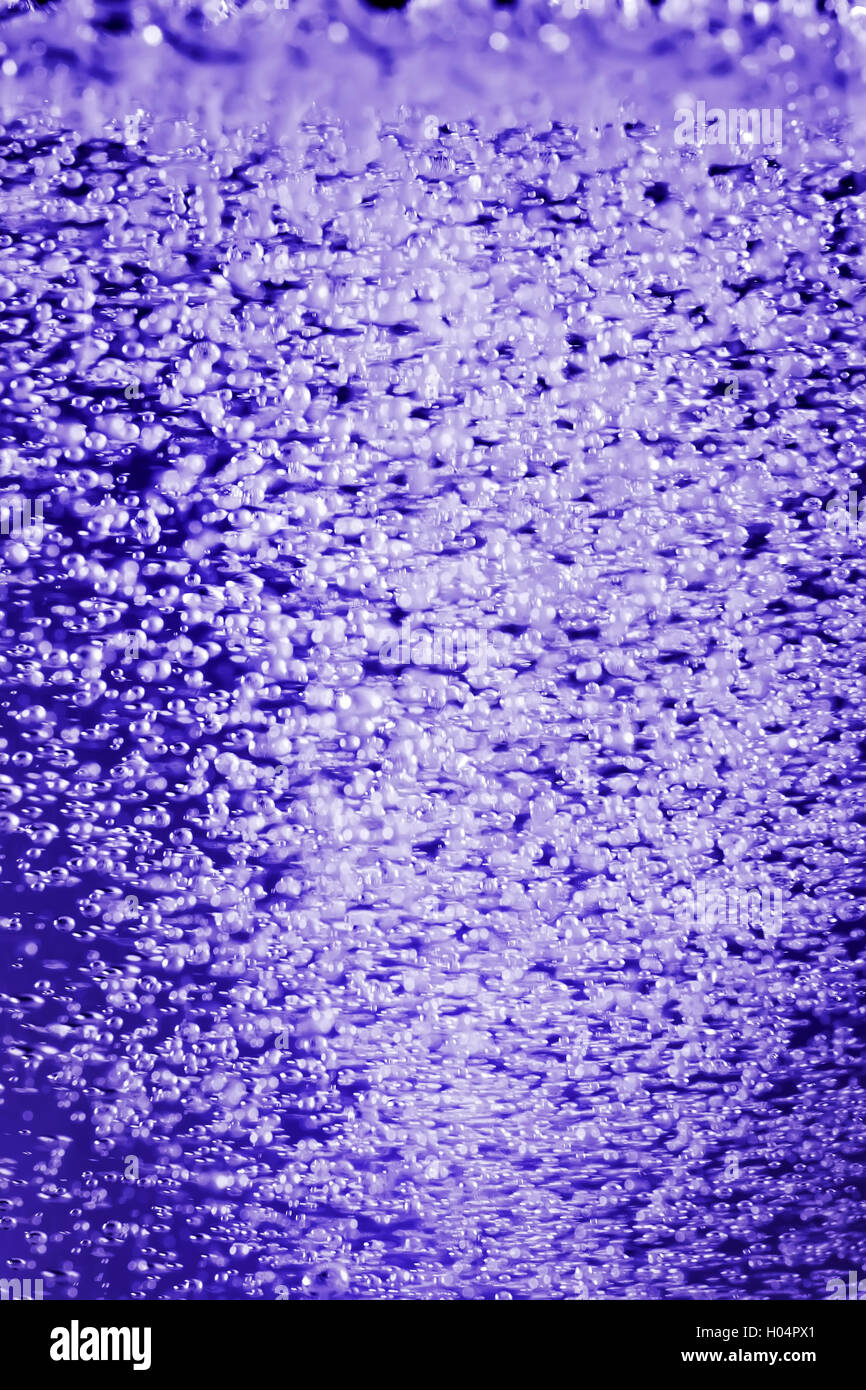 Blue water bubbles background hi-res stock photography and images - Alamy