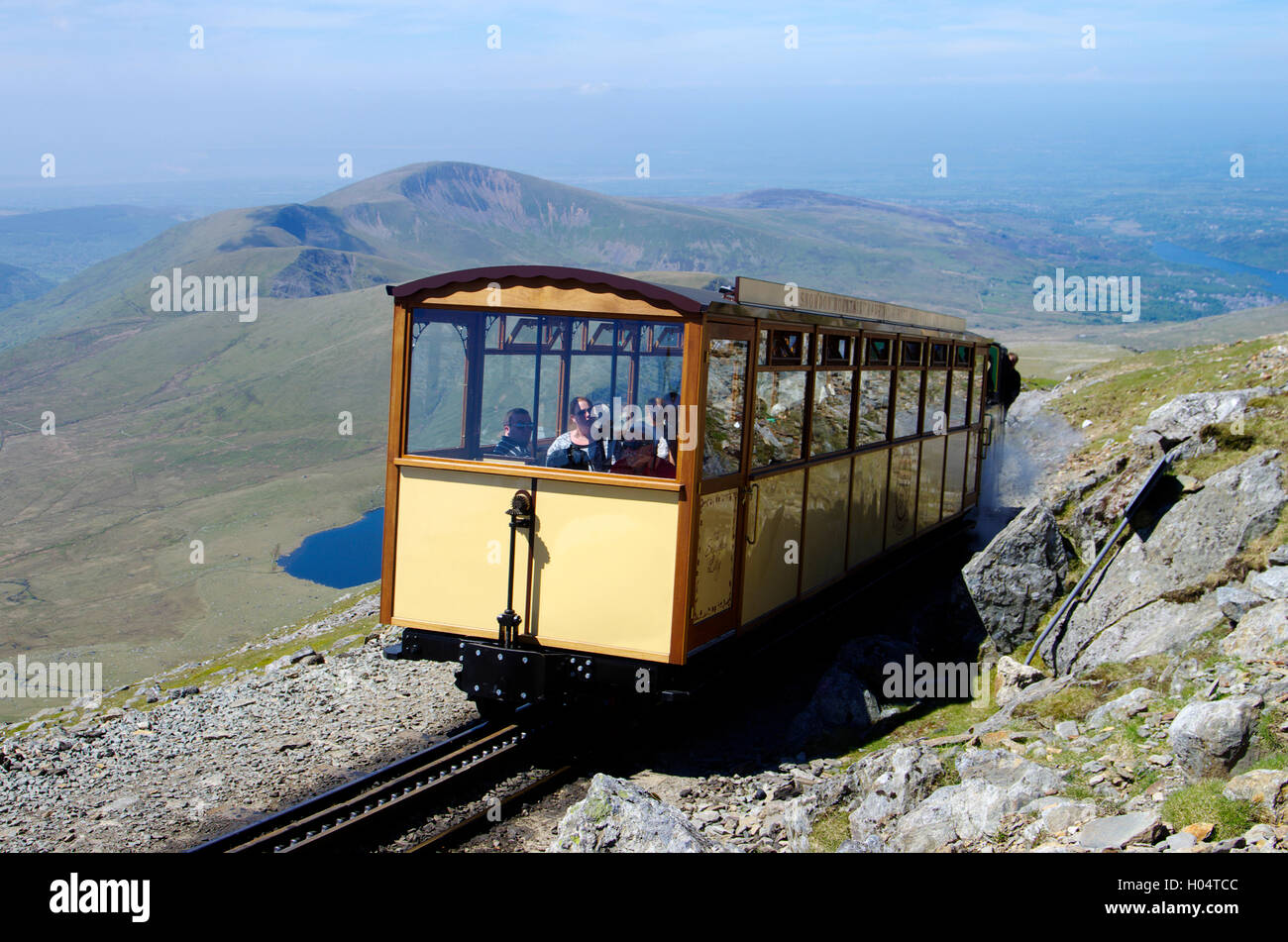 Snowdon Mountain Railway, North Wales Stock Photo - Alamy