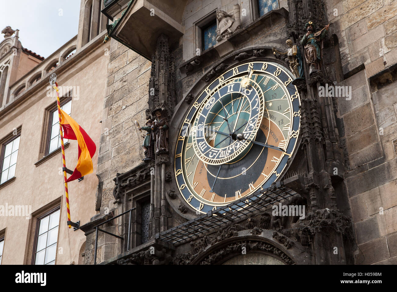 Astronomical Clock in Prague Stock Photo