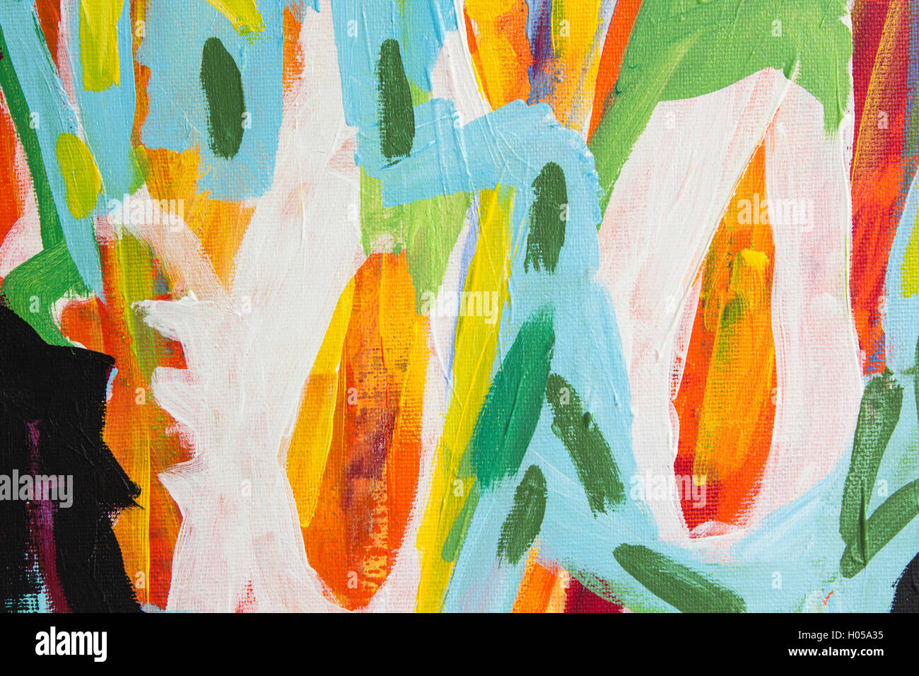 Black acrylic paint hi-res stock photography and images - Alamy