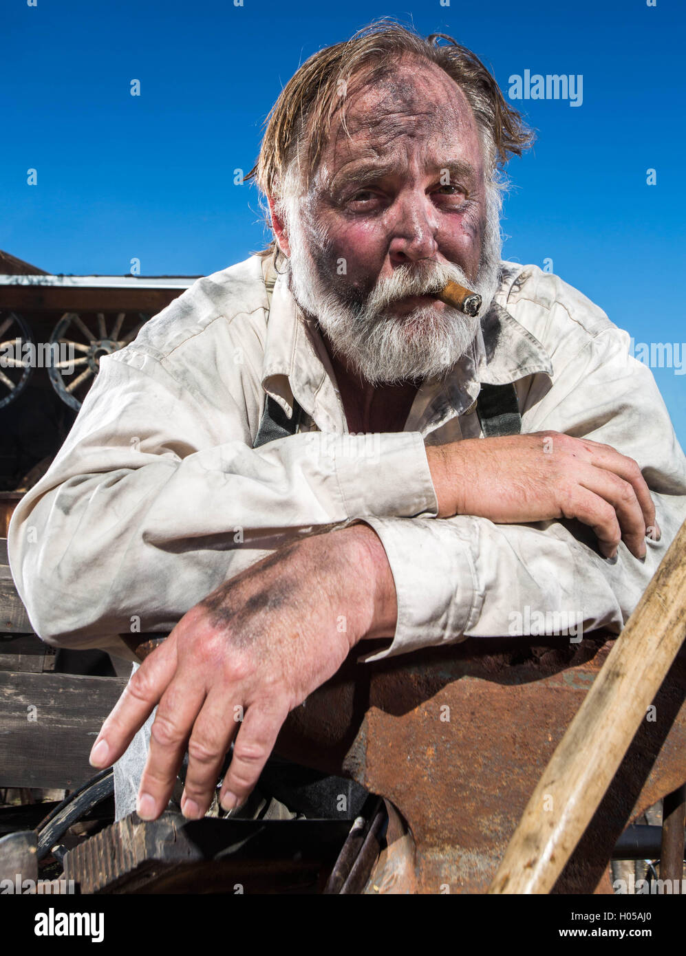 Old West Blacksmith Stock Photo - Alamy
