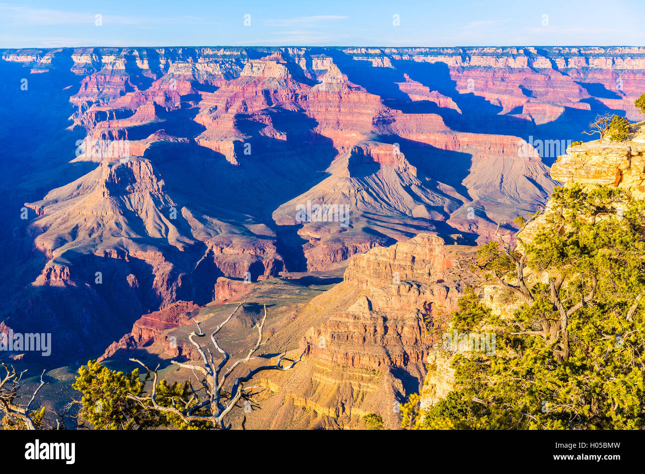 Arizona sunset Grand Canyon National Park Yavapai Point Stock Photo Alamy