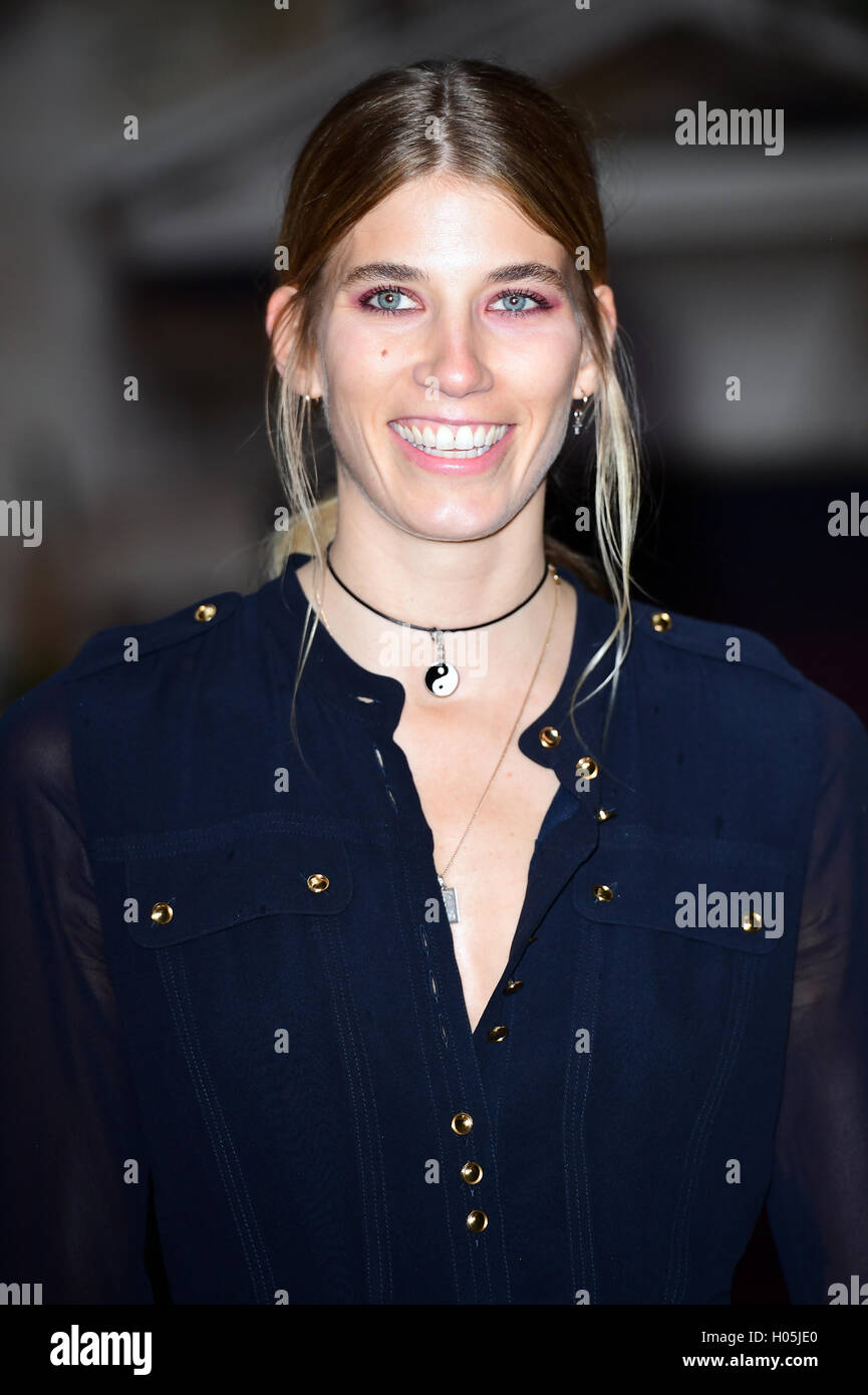 Veronika Heilbrunner attending the Burberry Fashion Show at 'Makers