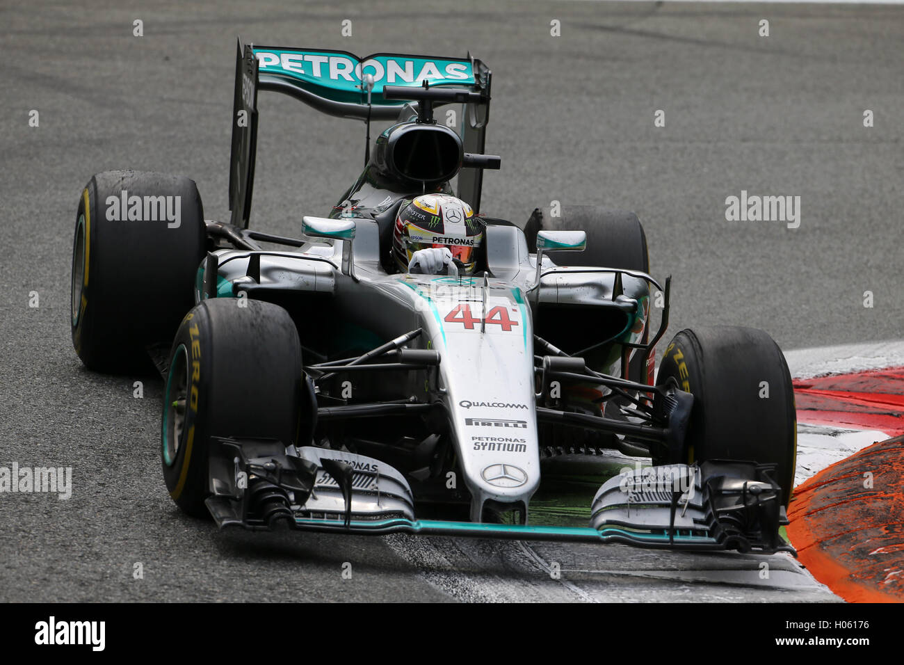 Lewis Hamilton; AMG Mercedes F1 Team; 2016 Italian Gp; Monza Stock Photo
