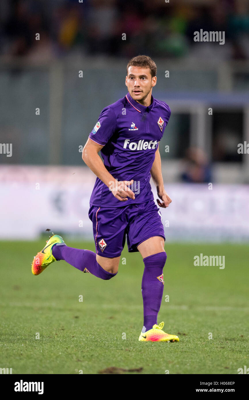 Florence, Italy. 18th Sep, 2016. Sebastian Cristoforo (Fiorentina)  Football/Soccer : Italian "Serie A" match between ACF