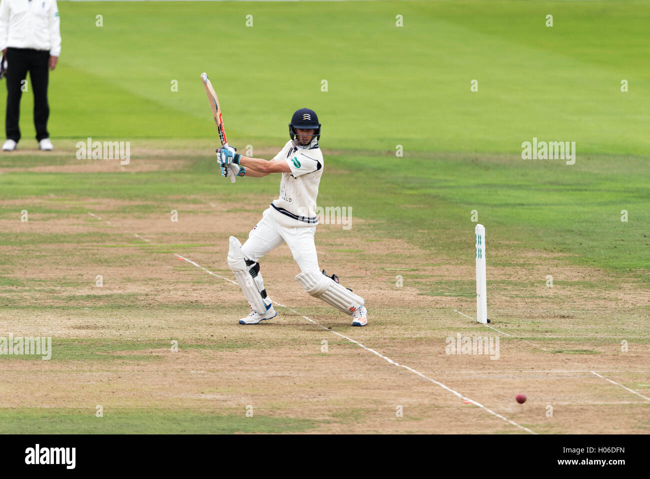 London, UK. 20th Sep, 2016. John Simpson of Middlesex bats during day one of the Specsavers County Championship Division One match between Middlesex and Yorkshire at Lords on September 20, 2016 in London, England. Credit:  Michael Jamison/Alamy Live News Stock Photo