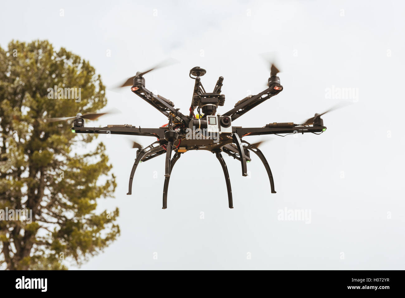 Drop copter in air Stock Photo - Alamy