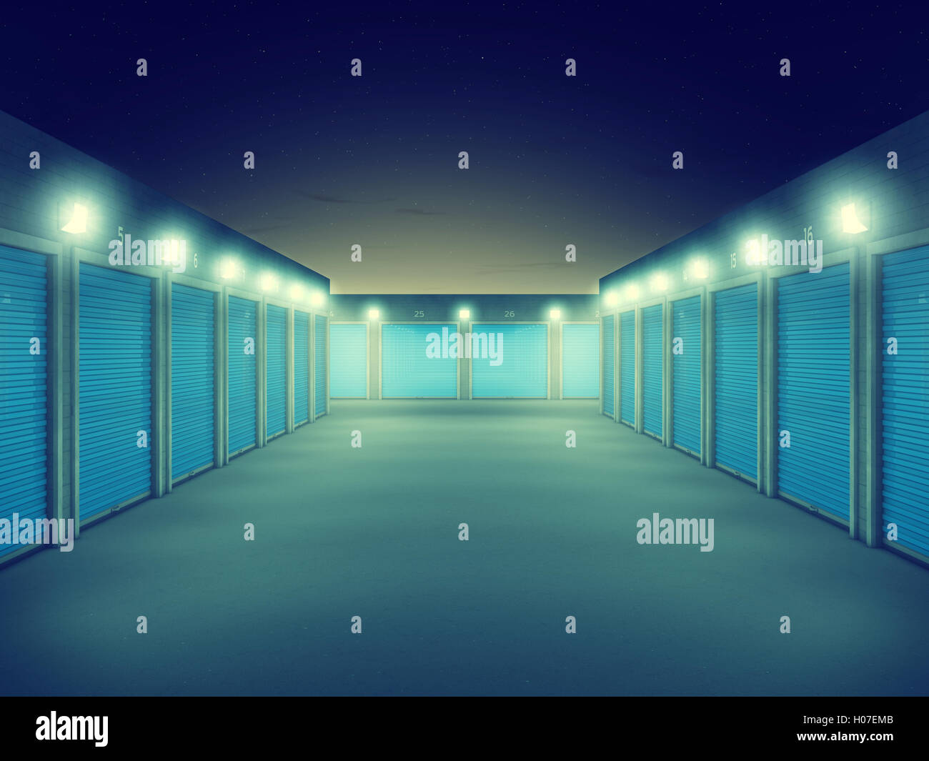 Self storage facility hires stock photography and images Alamy