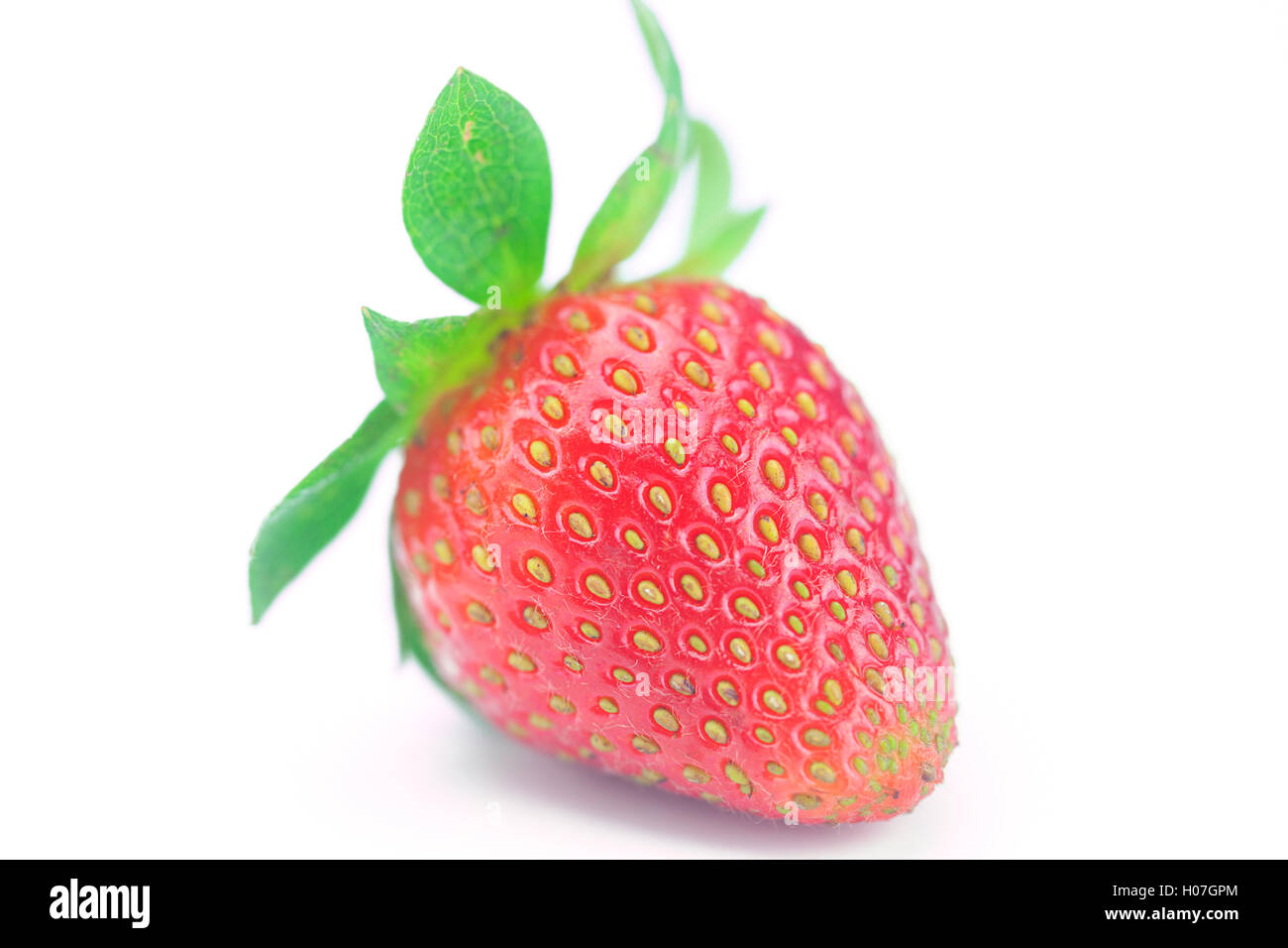 Beautiful ripe strawberry isolated on white Stock Photo - Alamy
