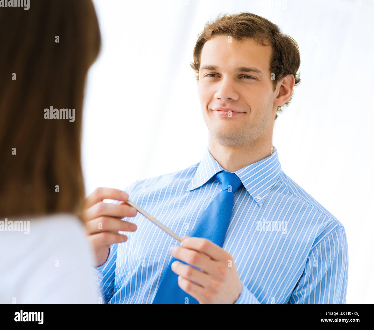 Businessman meeting interview client hi-res stock photography and ...