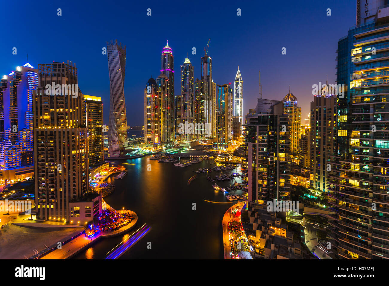 Dubai Marina. UAE Stock Photo