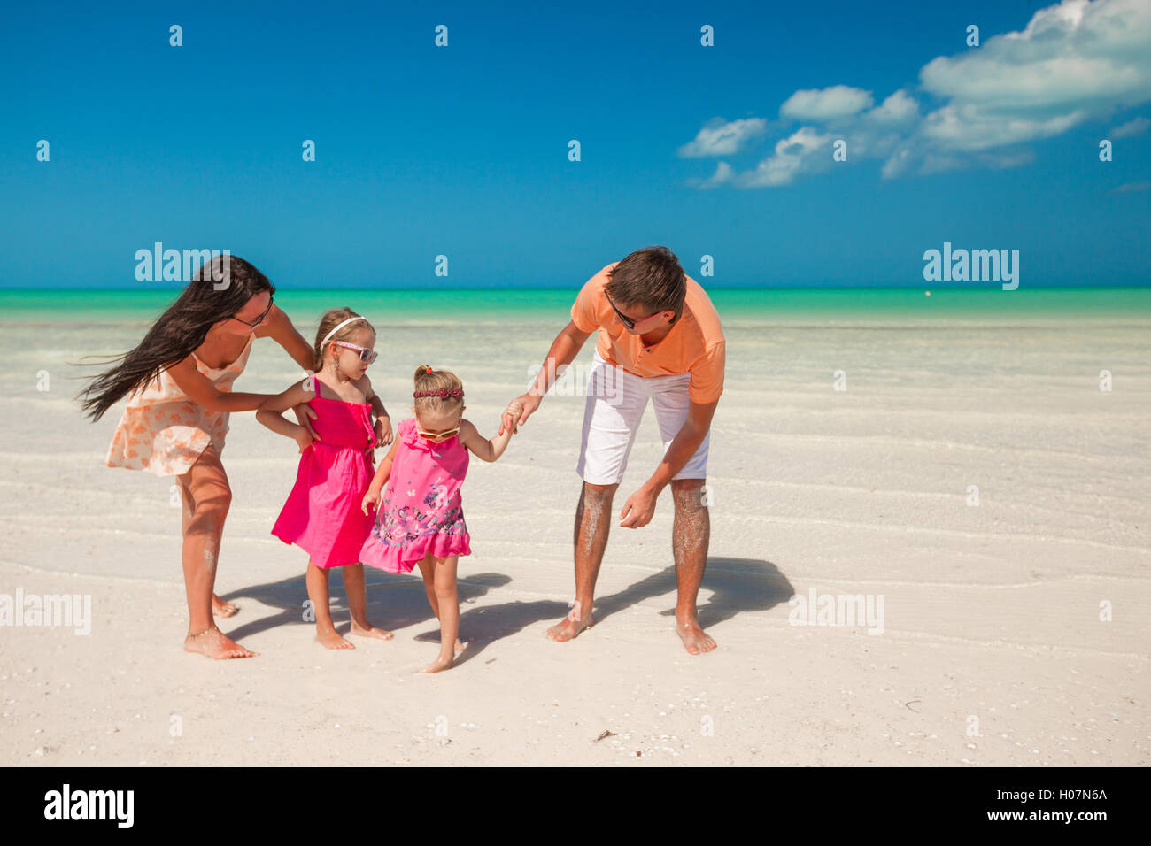 Family beach vacation Stock Photo Alamy