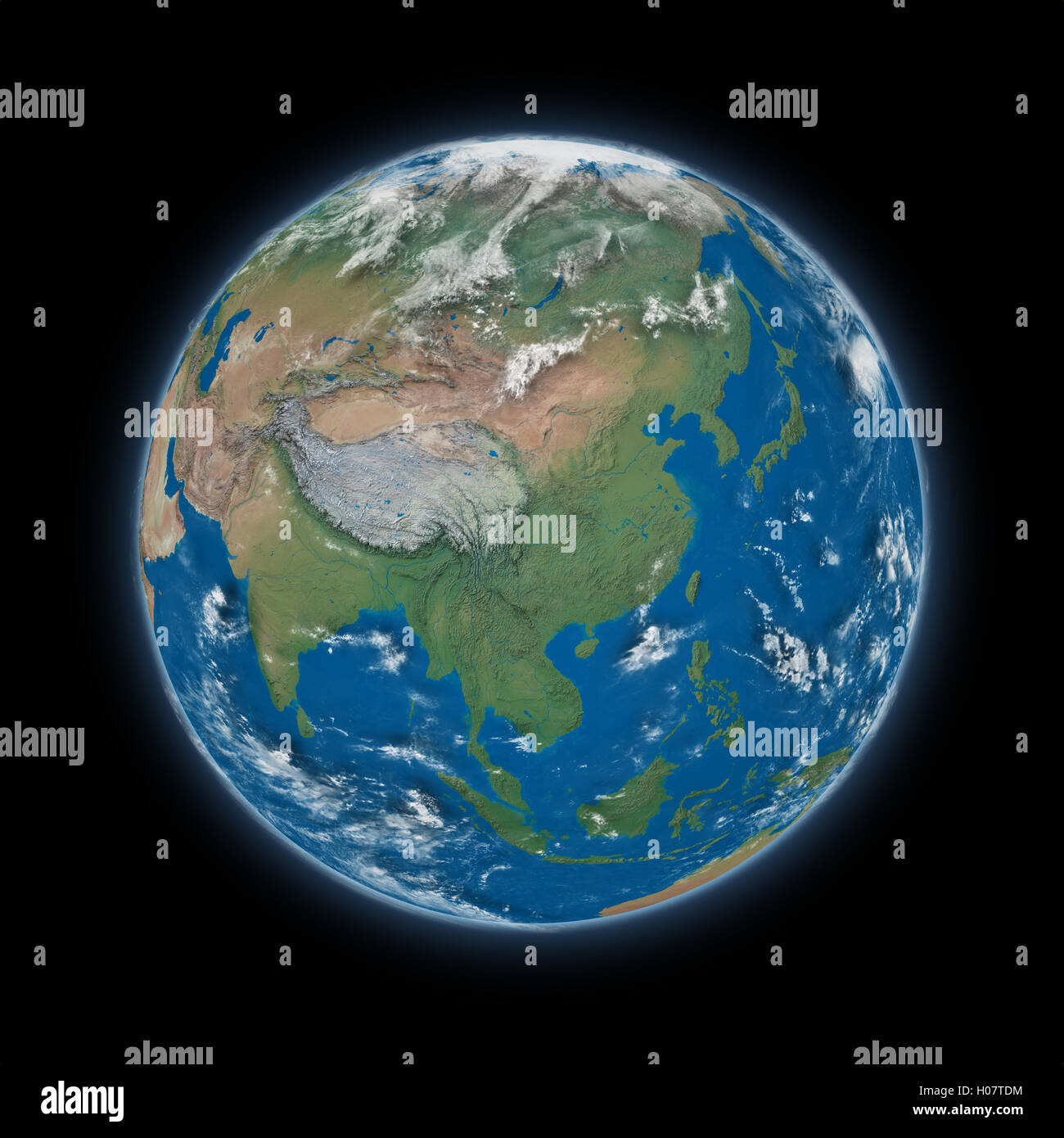 Southeast Asia on Earth Stock Photo Alamy