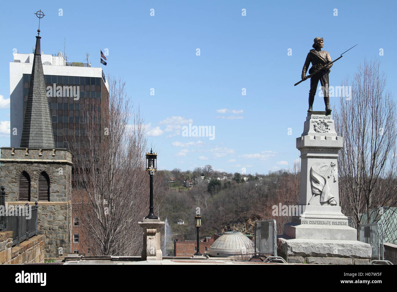 The Confederate Statue in Lynchburg, Virginia, USA Stock Photo Alamy