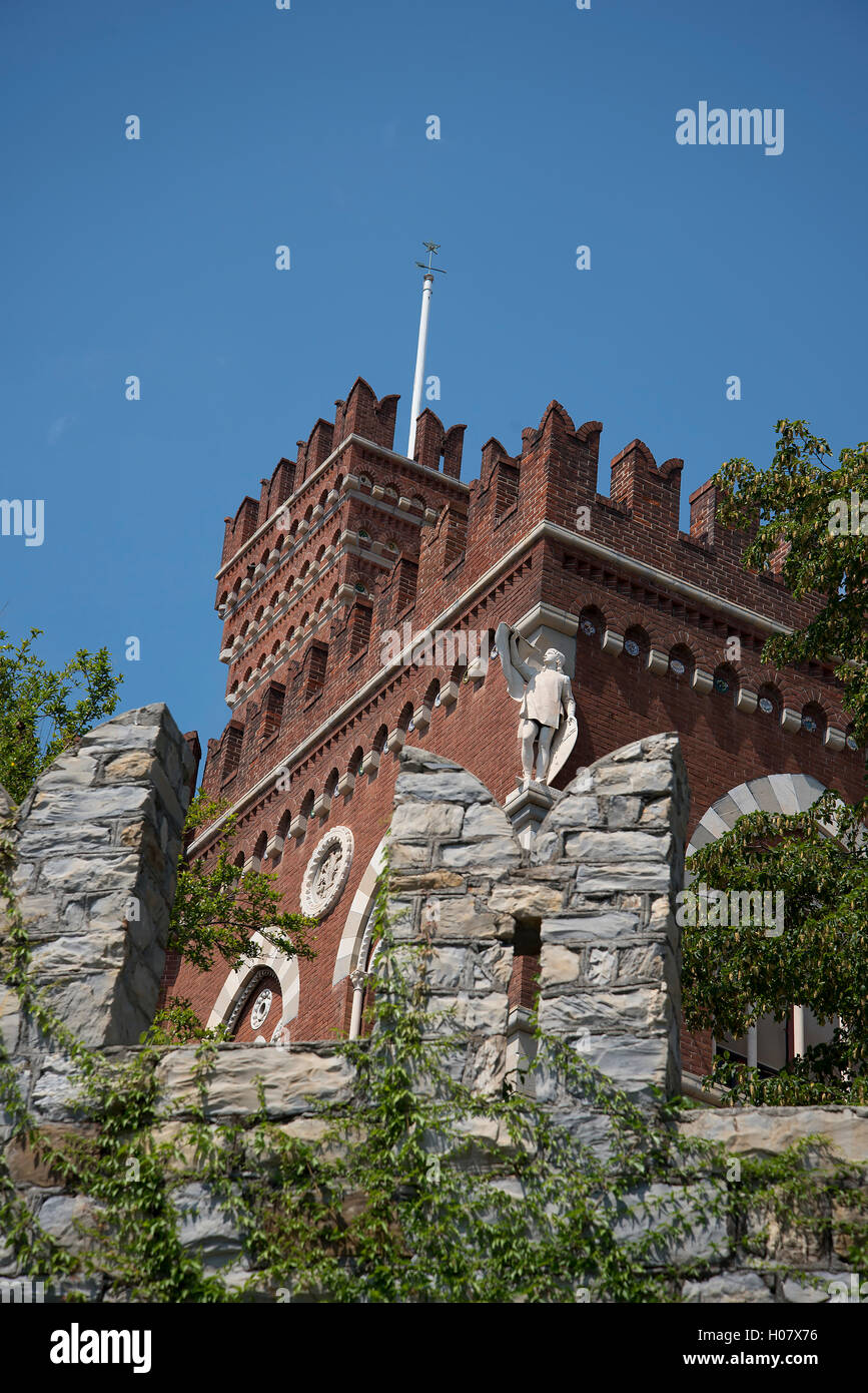 Genoa Castle The Castello d'Albertis is in Genoa,Italy. It was the home of sea ...