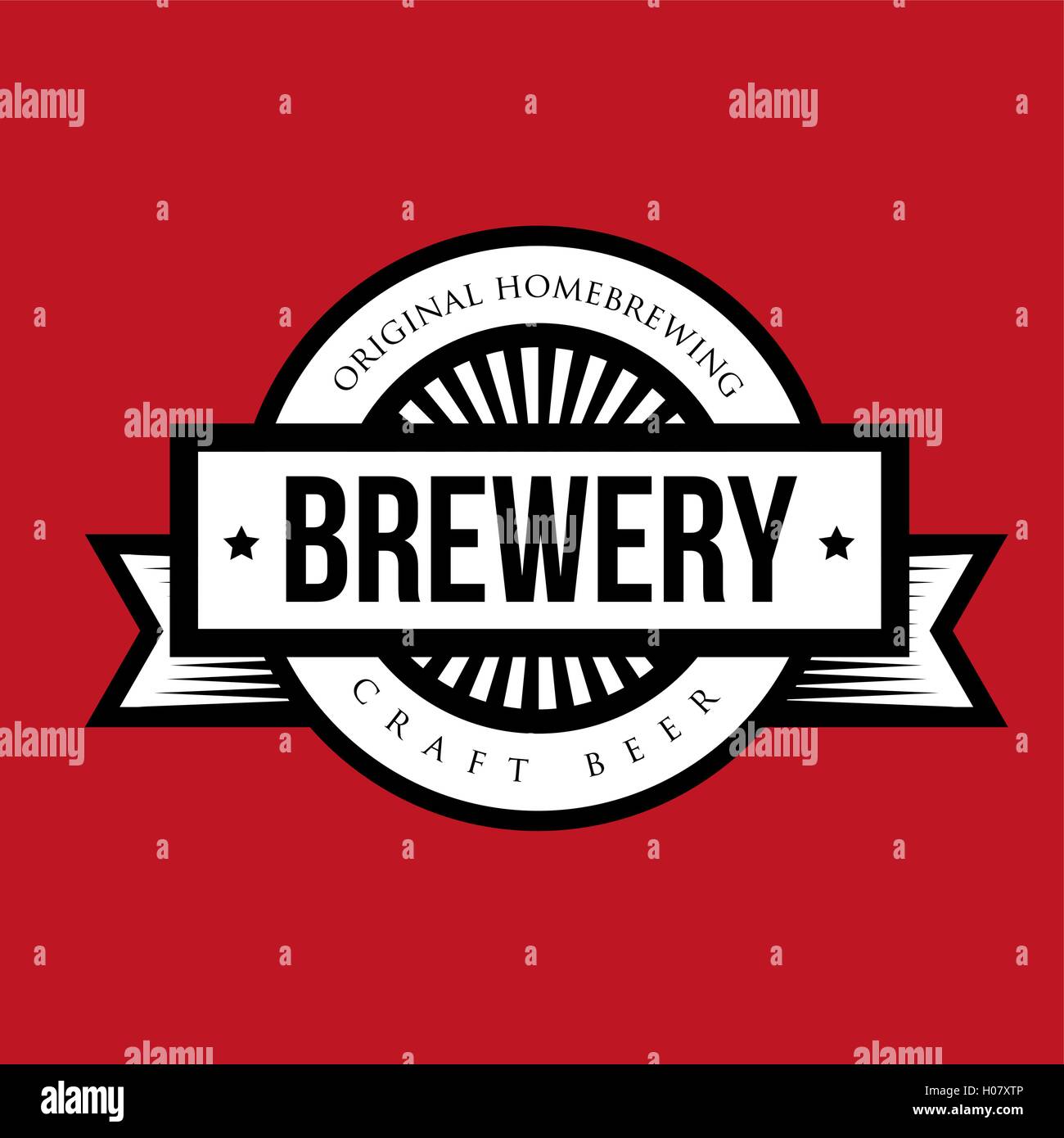 Brewery vintage logo vector Stock Vector Image & Art - Alamy