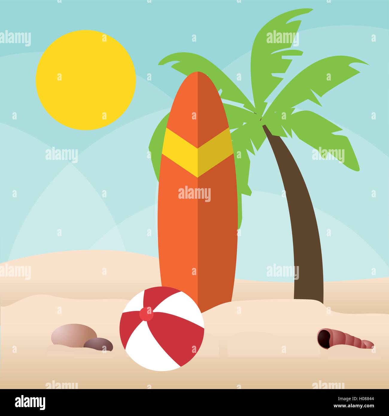 Summer holiday and vacations design Stock Vector Image & Art - Alamy