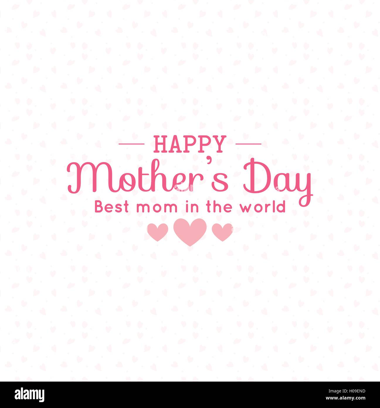 Happy Mothers day Stock Vector Image & Art - Alamy