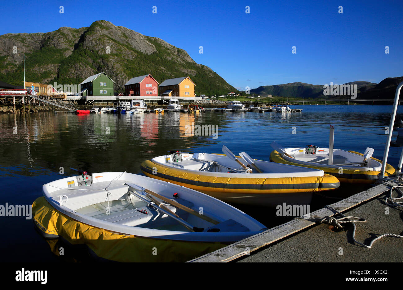 Lauvsnes, Flatanger, Nord-Trondelag, Norway, Scandinavia, Europe Stock Photo