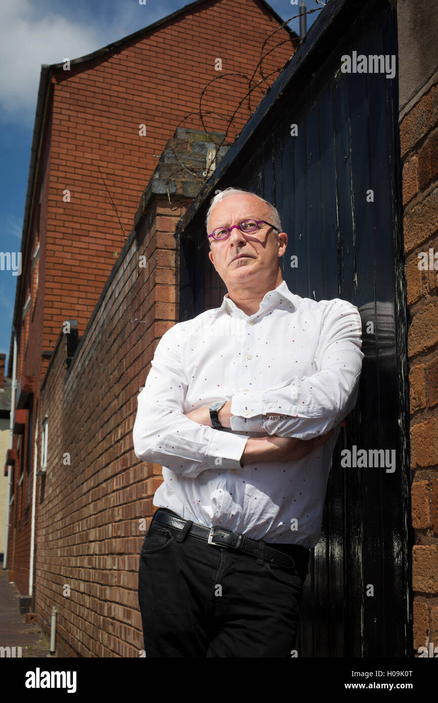 Human rights lawyer Phil Shiner in Birmingham. Stock Photo