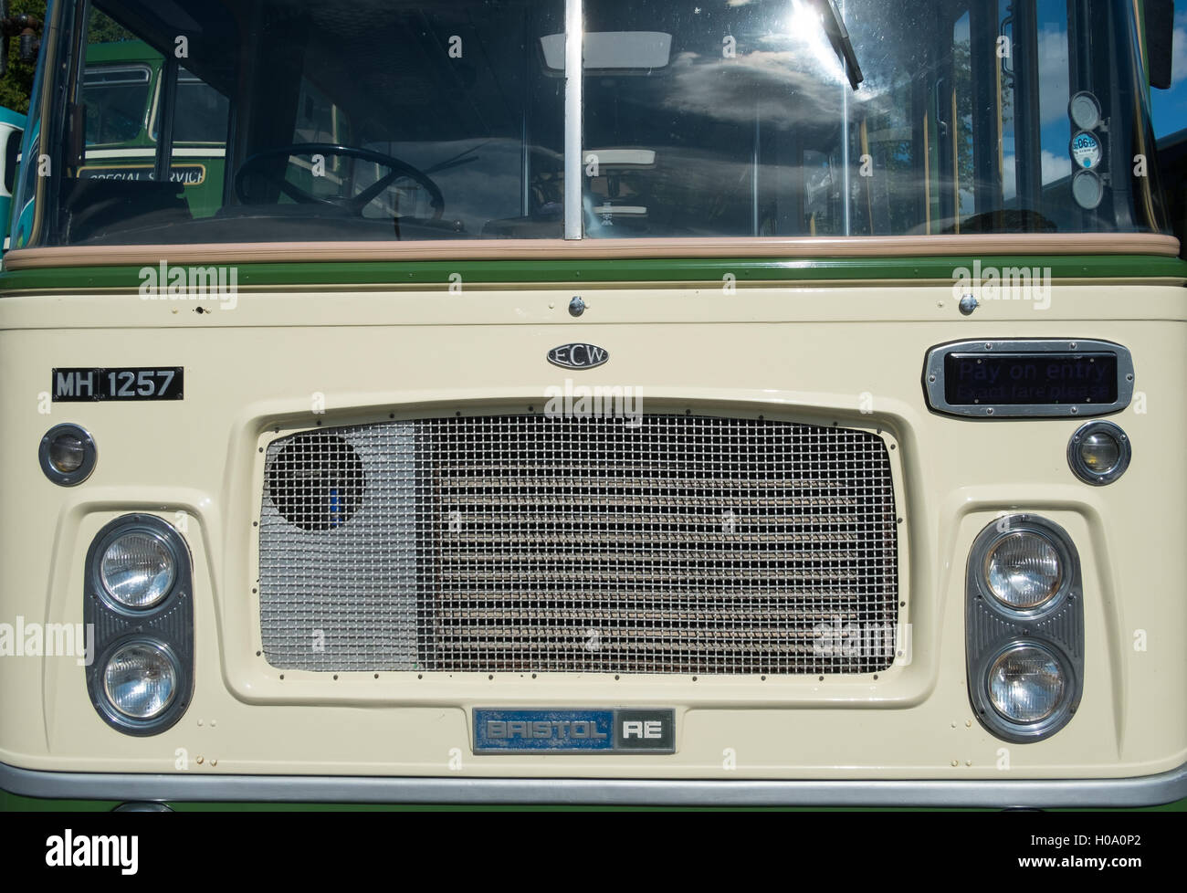 Bus Radiator Grill Bristol re ecw bus hi-res stock photography and images - Alamy