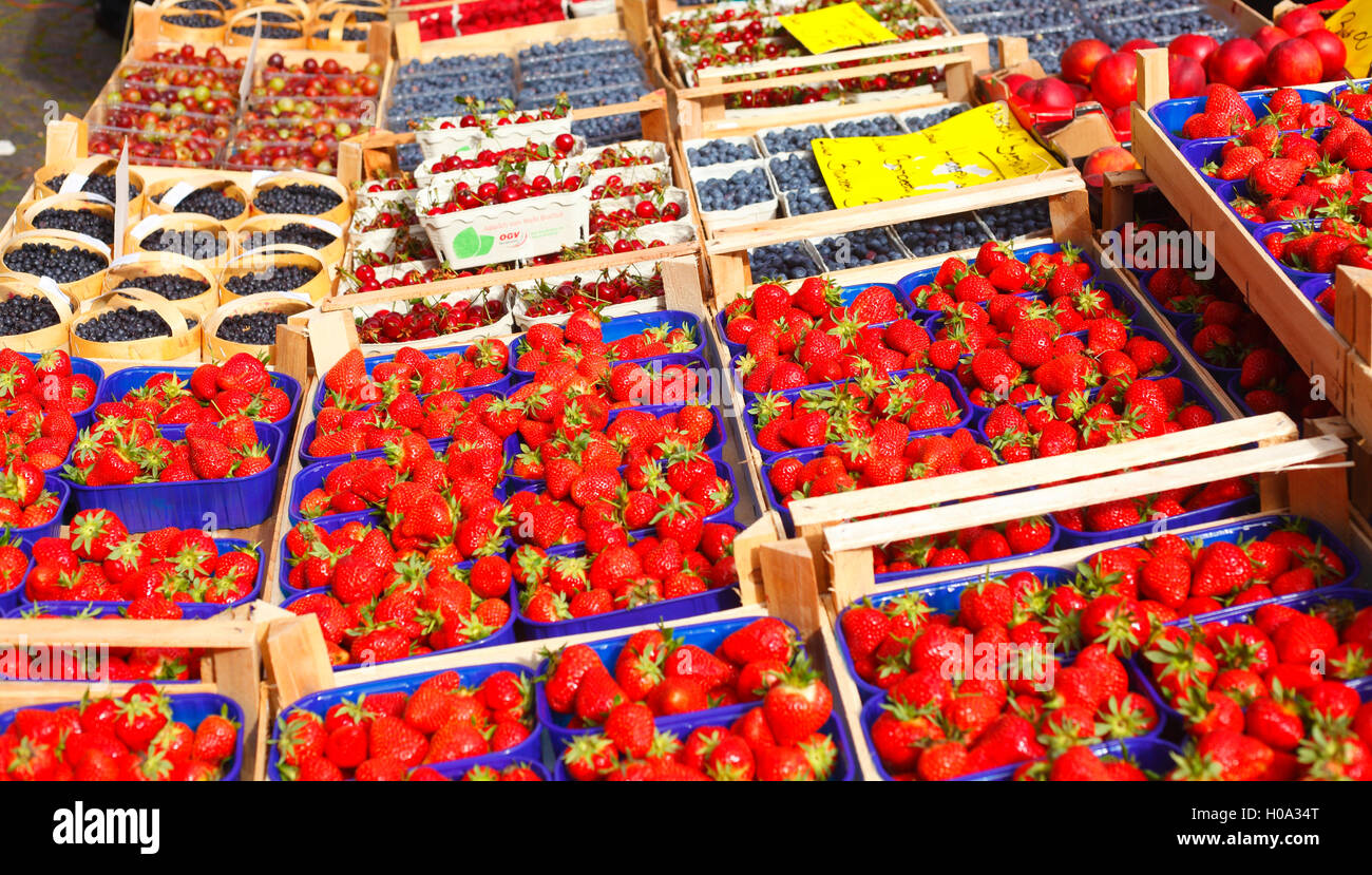 Frische erdbeeren hi-res stock photography and images - Alamy