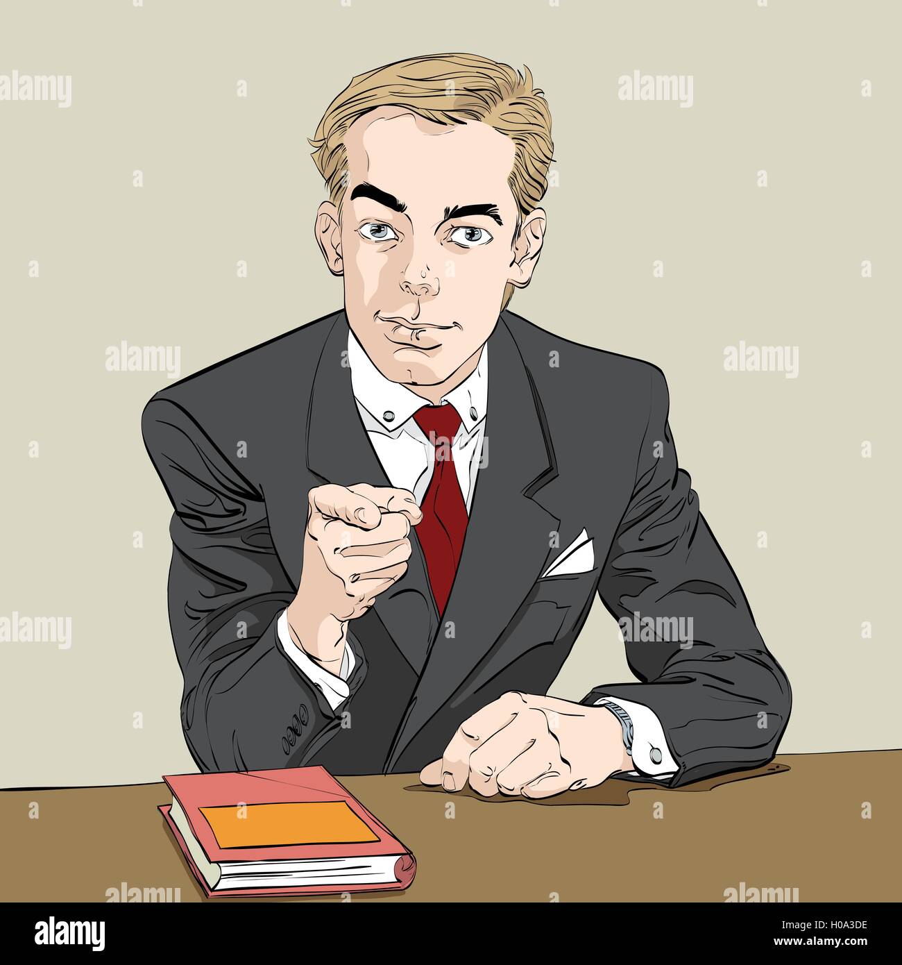 businessman finger pointing at you Stock Vector Image & Art Alamy