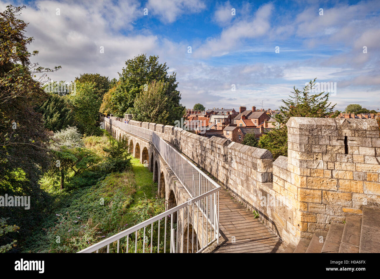 York City Walls, North Yorkshire, England, UK Stock Photo