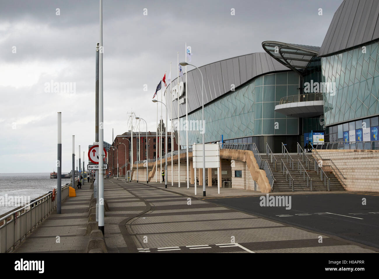 bt convention centre and echo arena Liverpool Merseyside UK Stock Photo