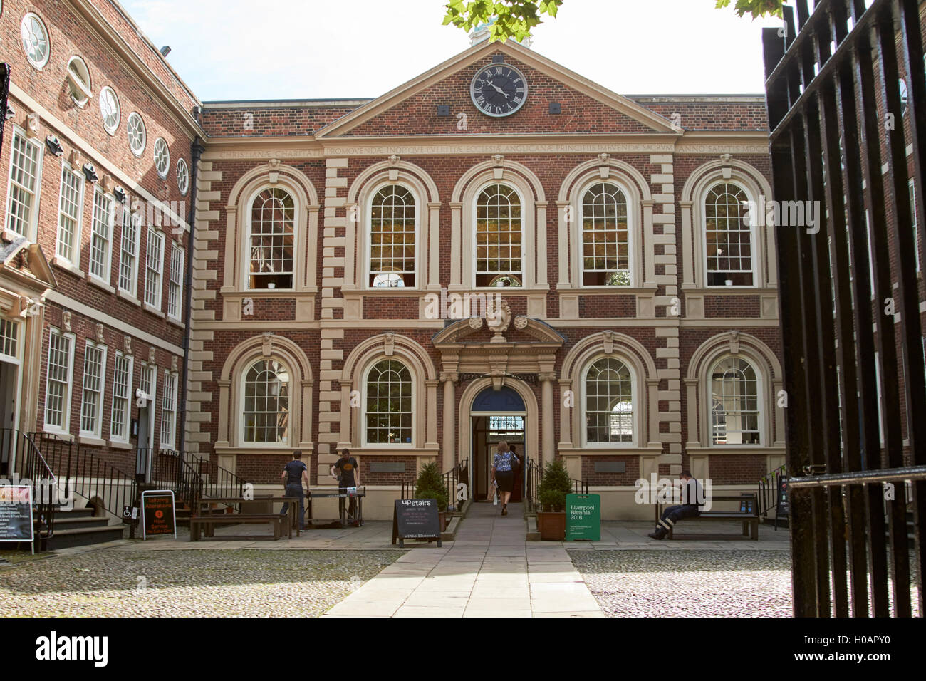 bluecoat chambers former school Liverpool Merseyside UK Stock Photo