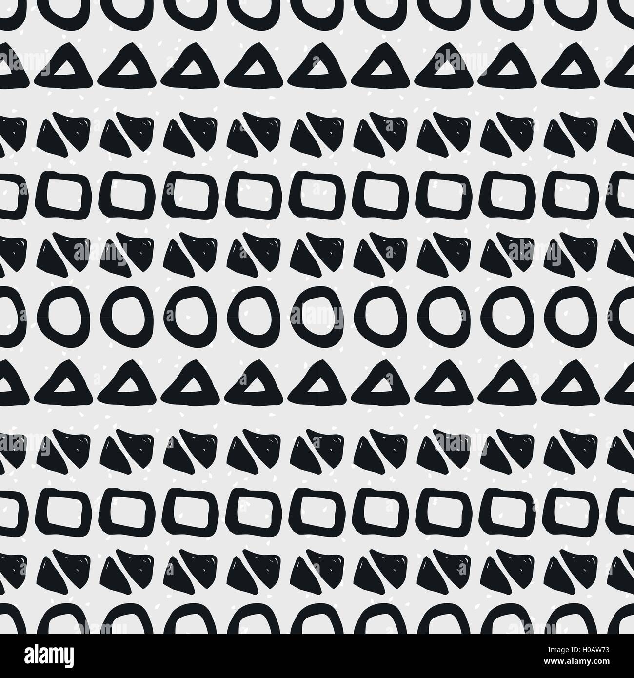 Hand-drawn geometric seamless pattern Stock Vector Image & Art - Alamy