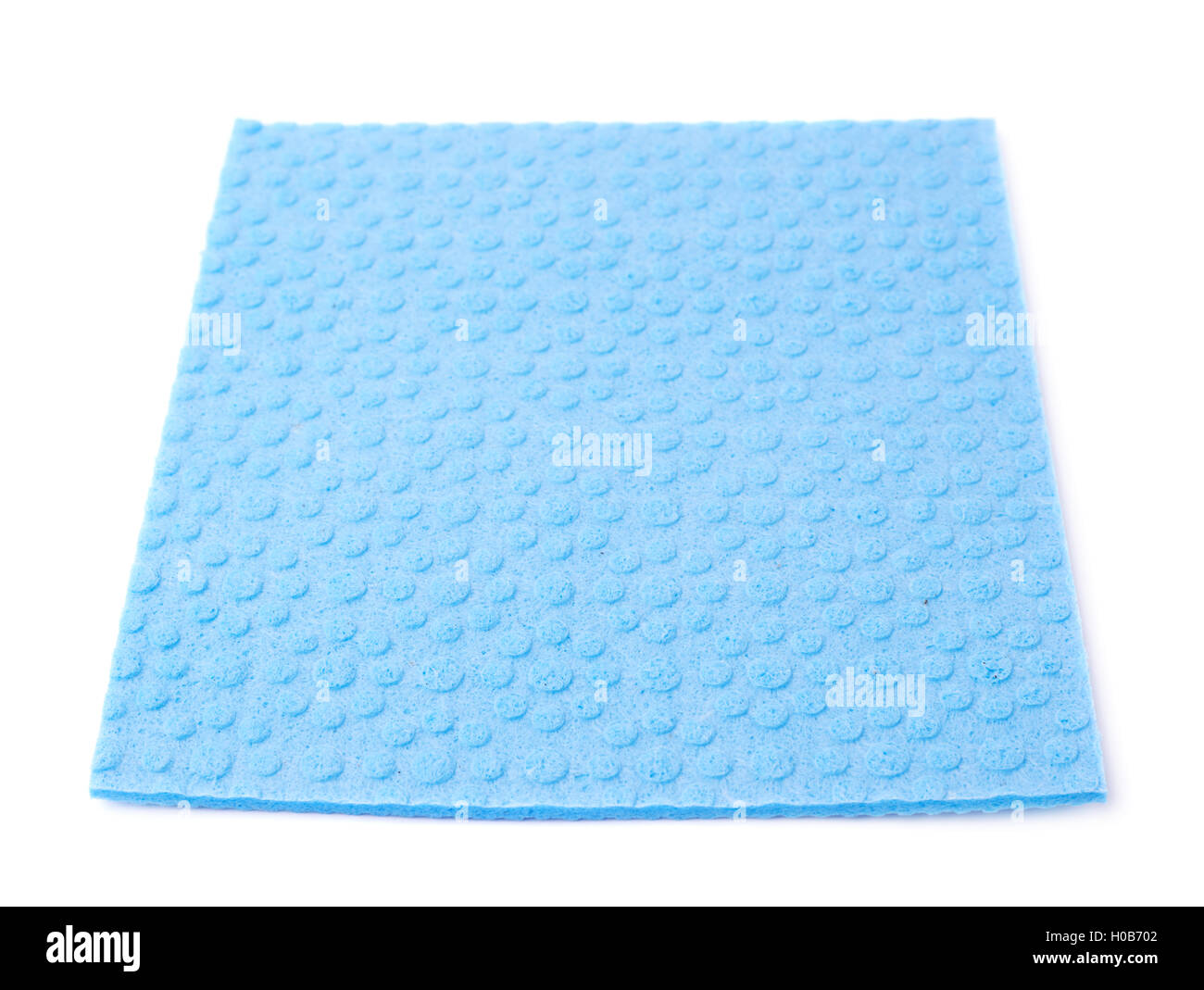 Blue kitchen cleaning napkin rag over white isolated background Stock ...