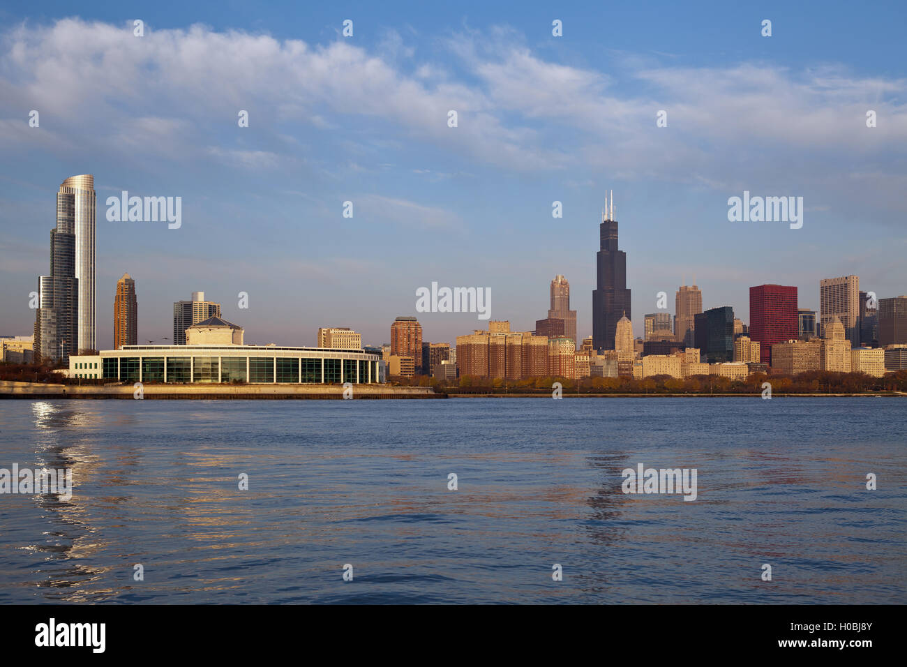 Chicago skyline Stock Photo