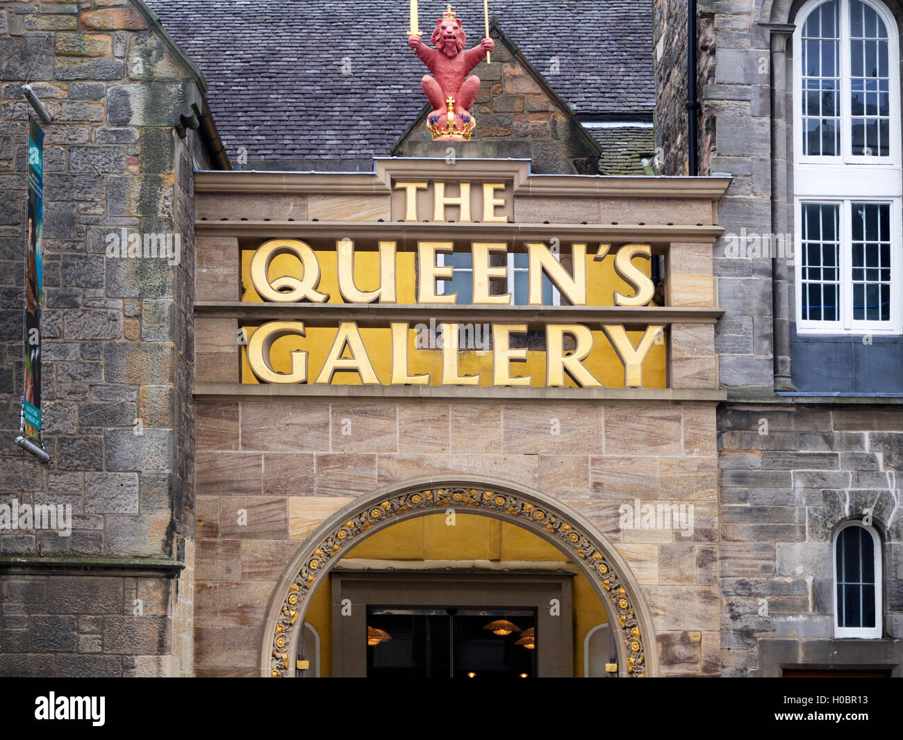 The Queens Gallery Palace of Holyroodhouse Edinburgh Scotland Stock Photo Alamy