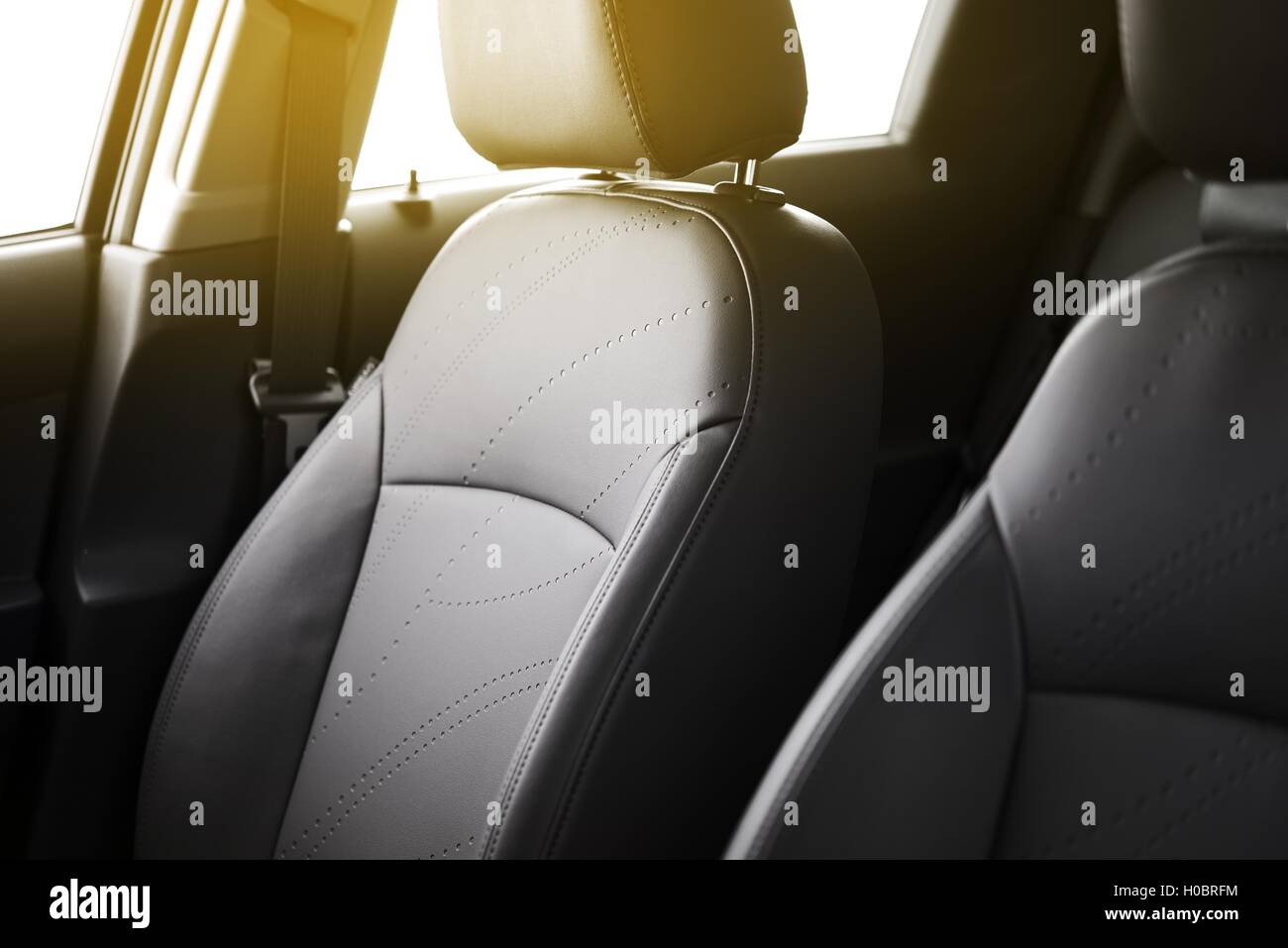 Clean Leather Car Interior Closeup Photo Modern Vehicle Interior Stock   Clean Leather Car Interior Closeup Photo Modern Vehicle Interior H0BRFM 