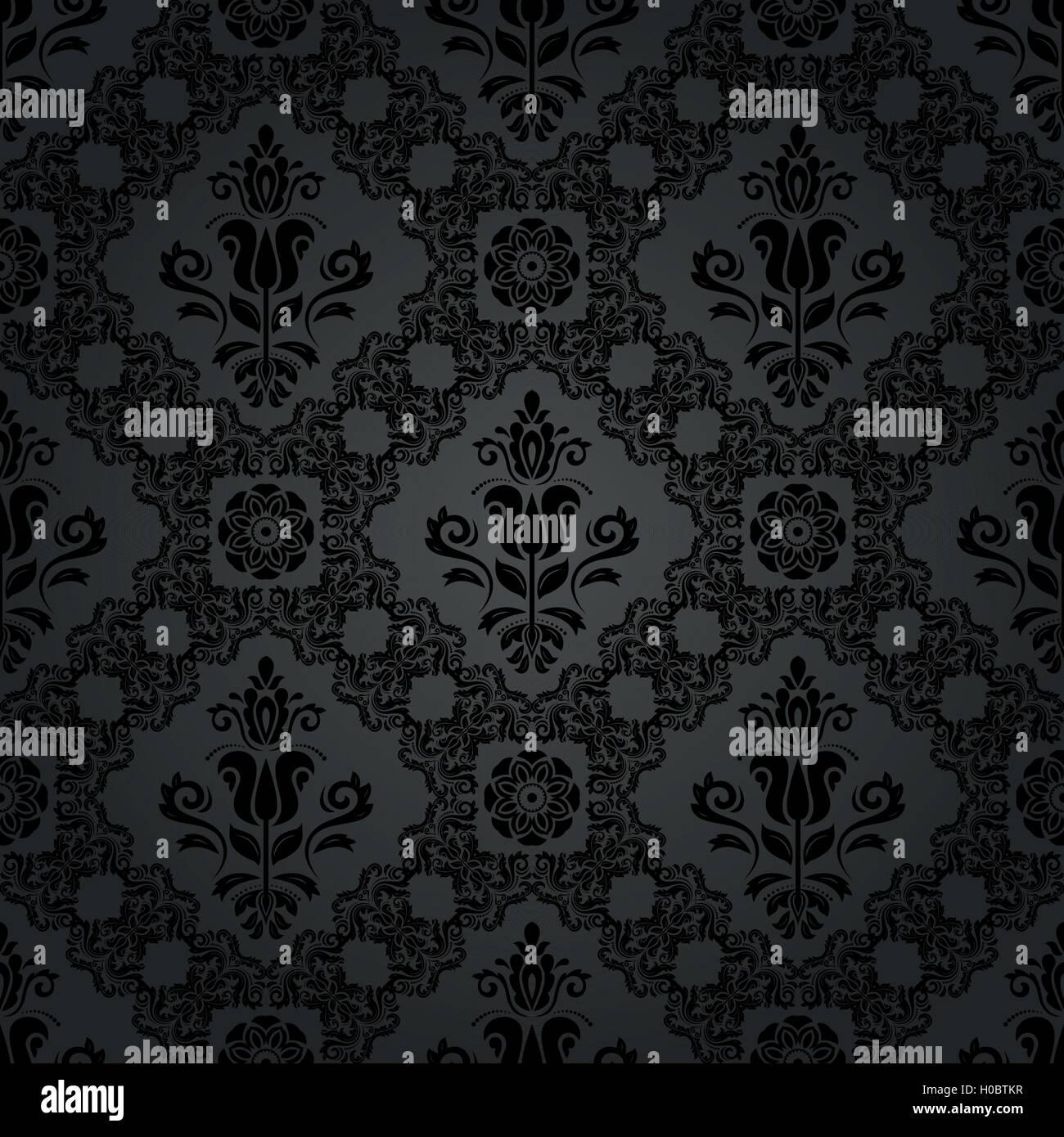 Seamless Vector Baroque Pattern Stock Vector Image & Art - Alamy