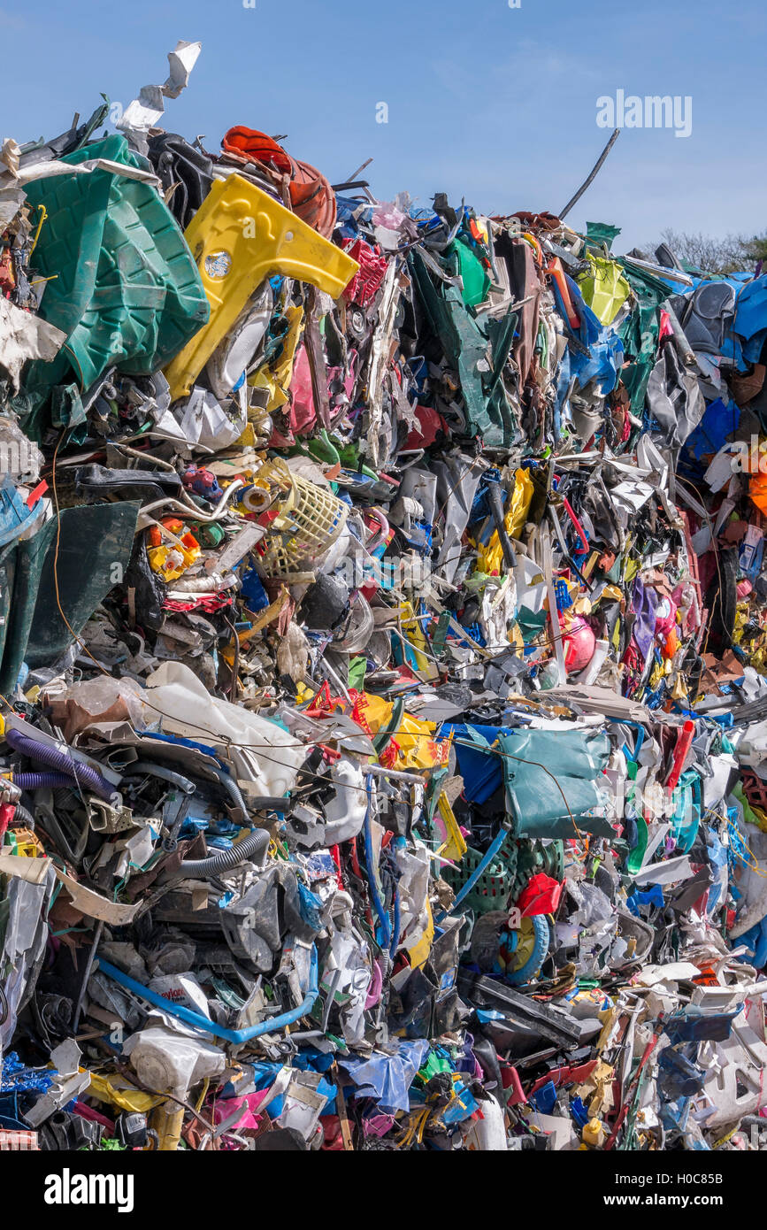Recycle plastic rubbish Stock Photo