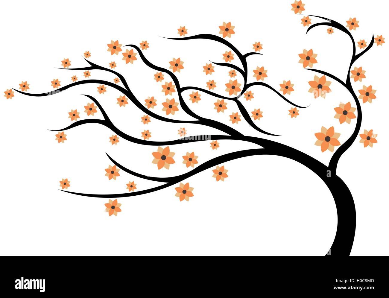 Cute Abstract tree Stock Vector Image & Art - Alamy