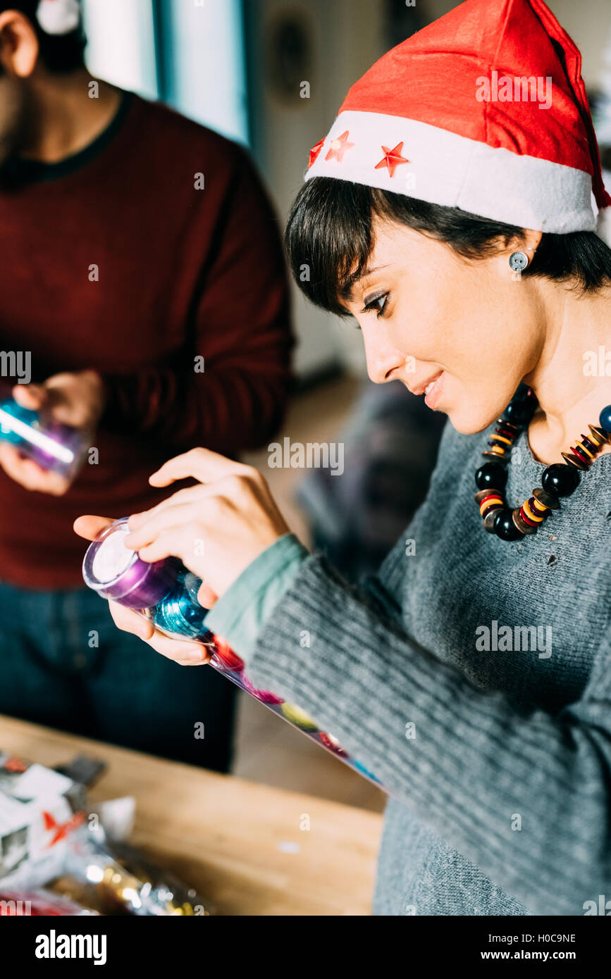 Unpacking of a christmas tree hi-res stock photography and images - Alamy