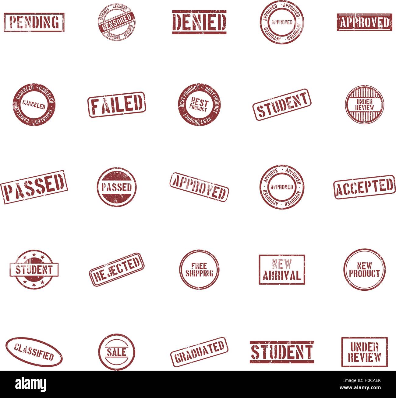 Abstract stamp objects Stock Vector Image & Art Alamy