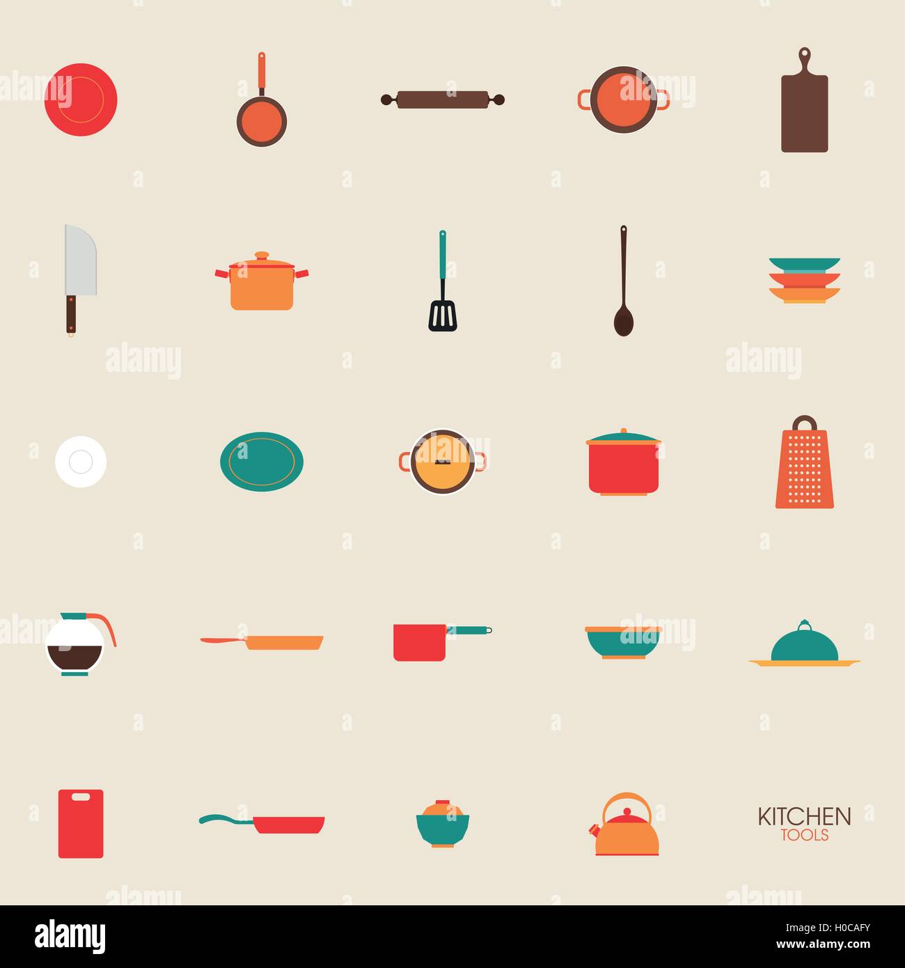 Kitchen with white and brown cabinets Stock Vector Images - Alamy