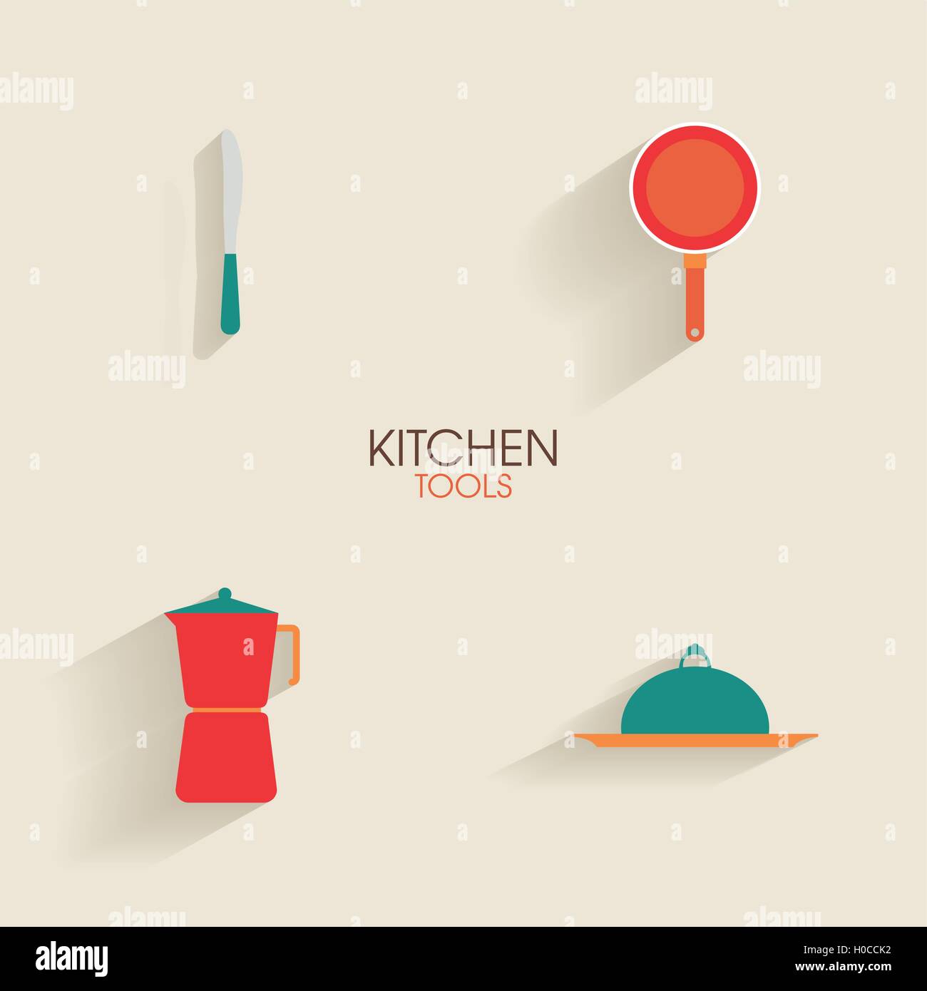 Kitchen with white and brown cabinets Stock Vector Images - Alamy
