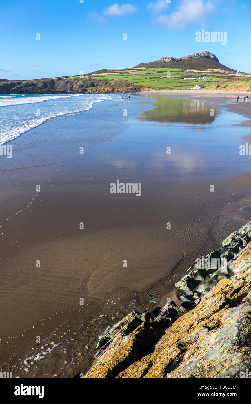 Whitesands Bay near St Davids in Pembrokeshire, West Wales. Popular