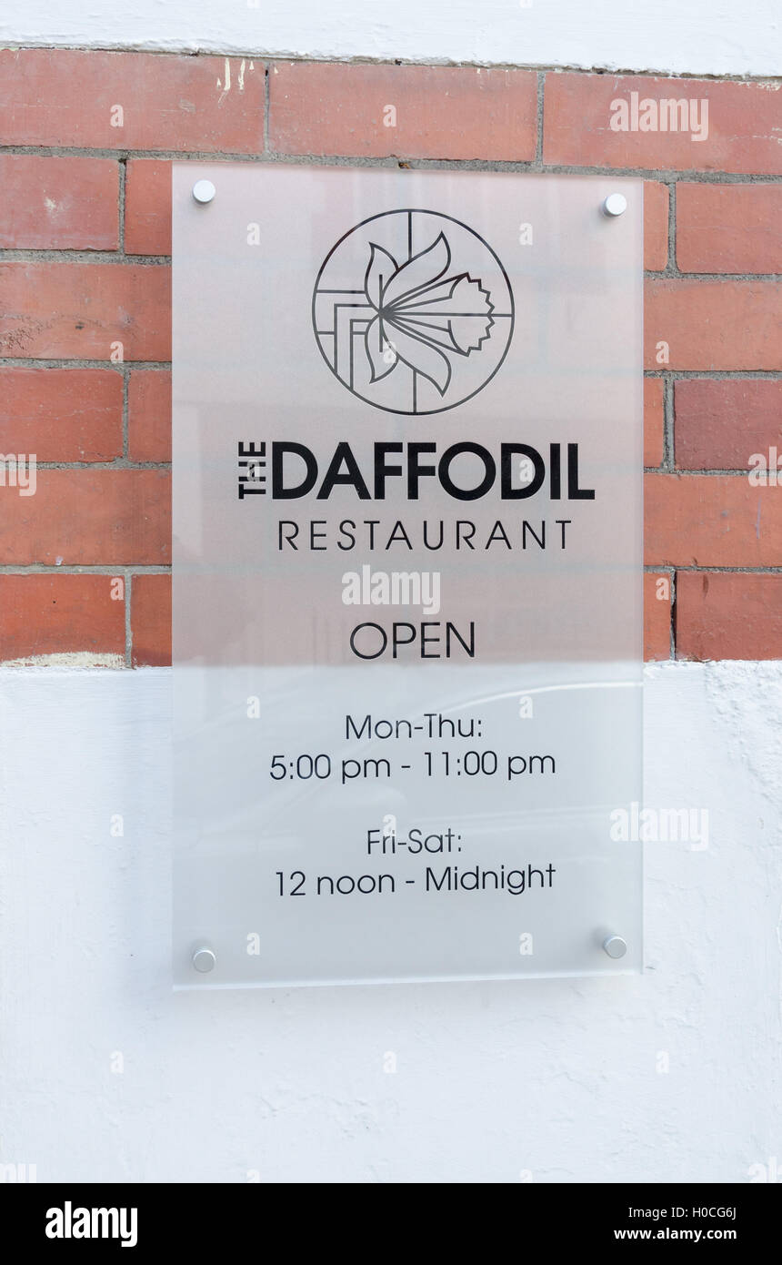 The Daffodil art deco brasserie and bar in Suffolk Parade, Cheltenham
