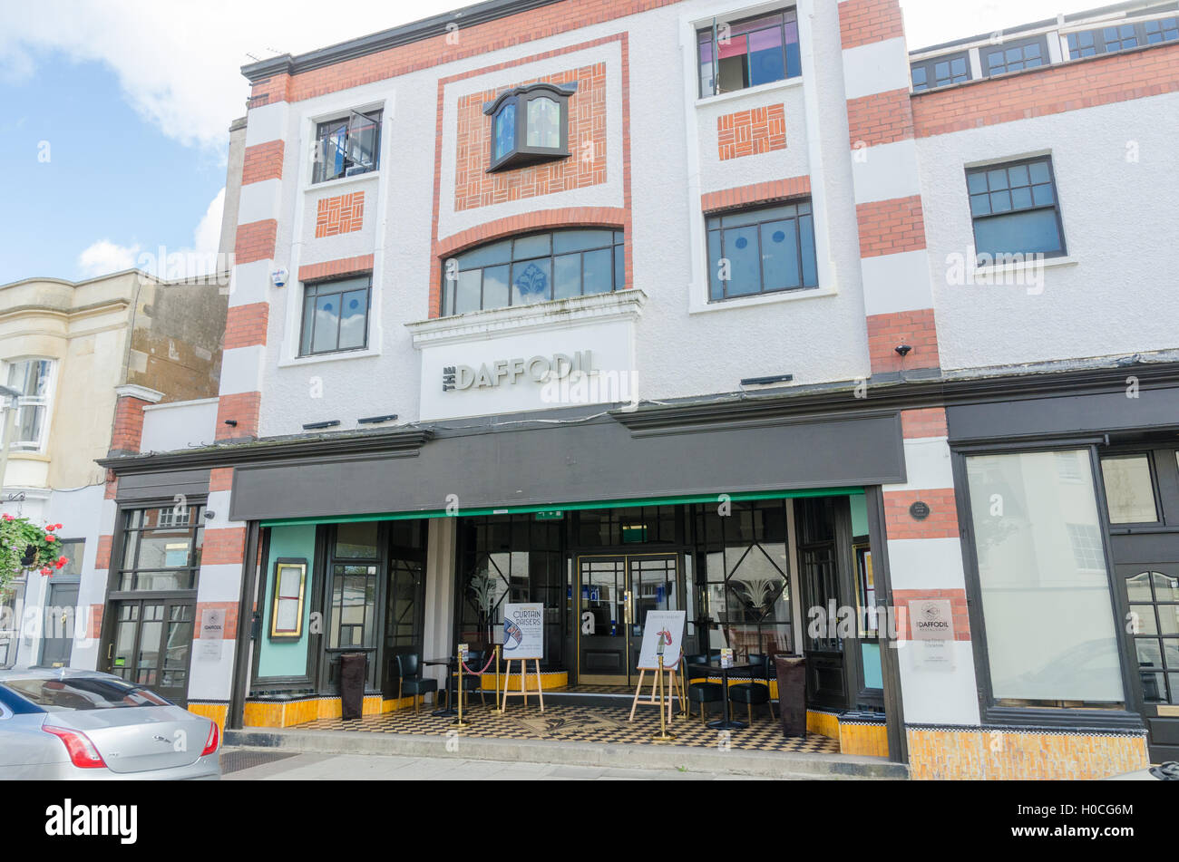 The Daffodil art deco brasserie and bar in Suffolk Parade, Cheltenham
