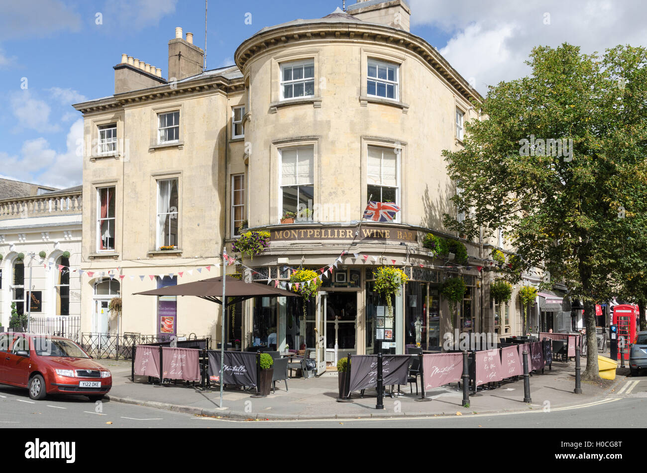 Montpellier Wine Bar in Montpellier Street, Cheltenham Stock Photo Alamy