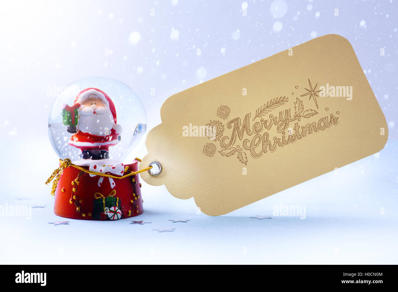 art  Christmas background with Christmas decoration Stock Photo