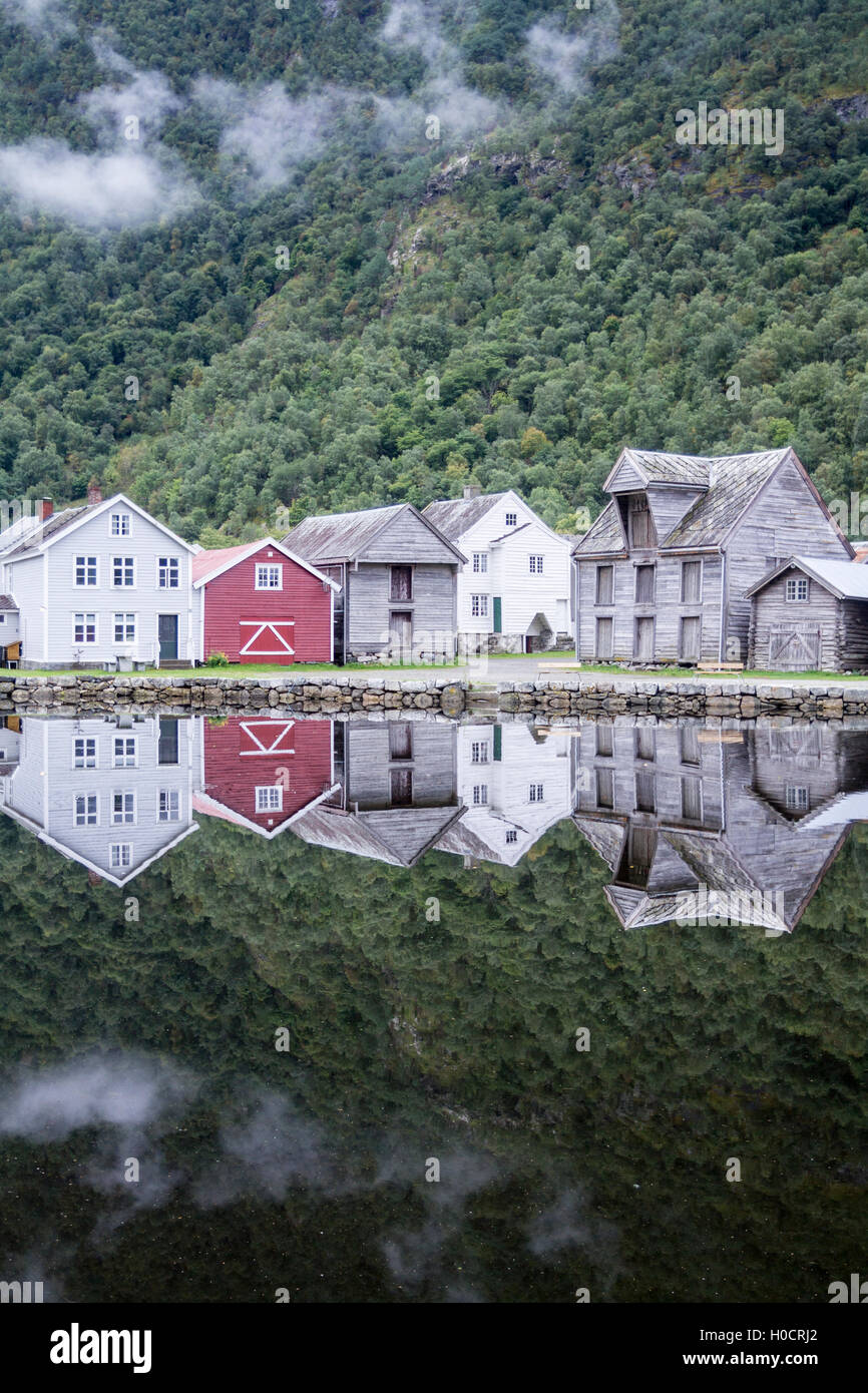 Laerdal, Norway. Stock Photo