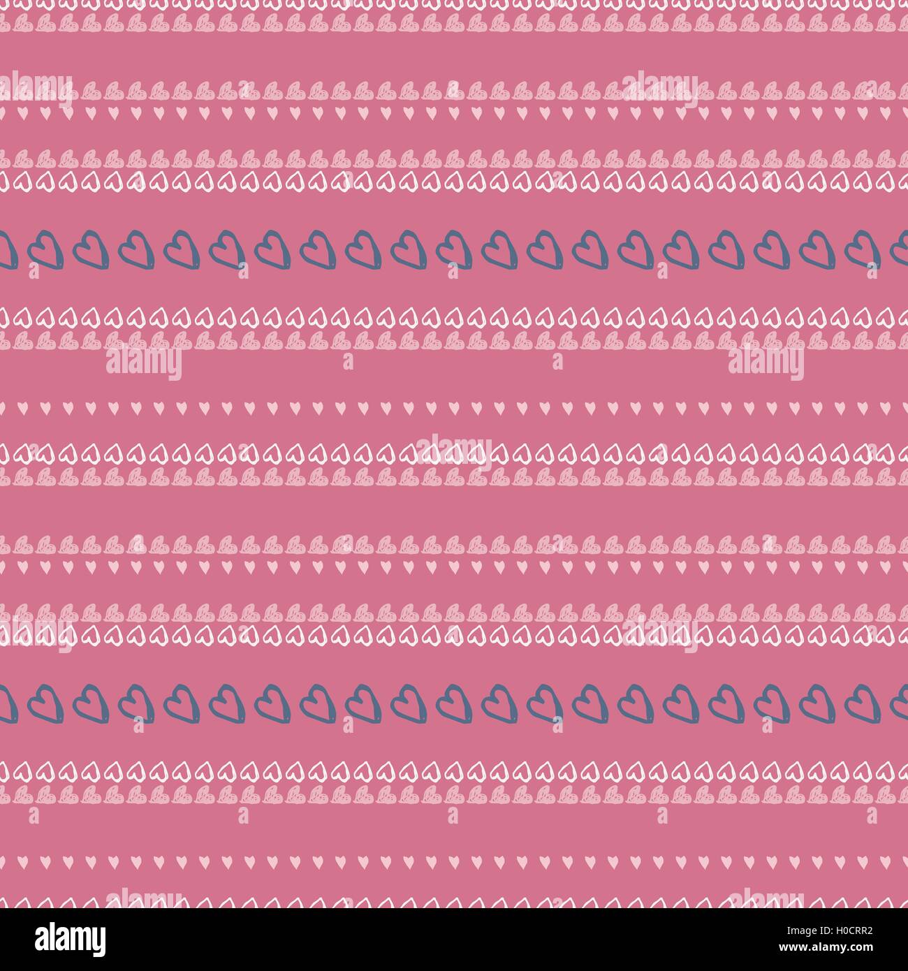 Doodle seamless pattern with hearts Stock Vector Image & Art - Alamy
