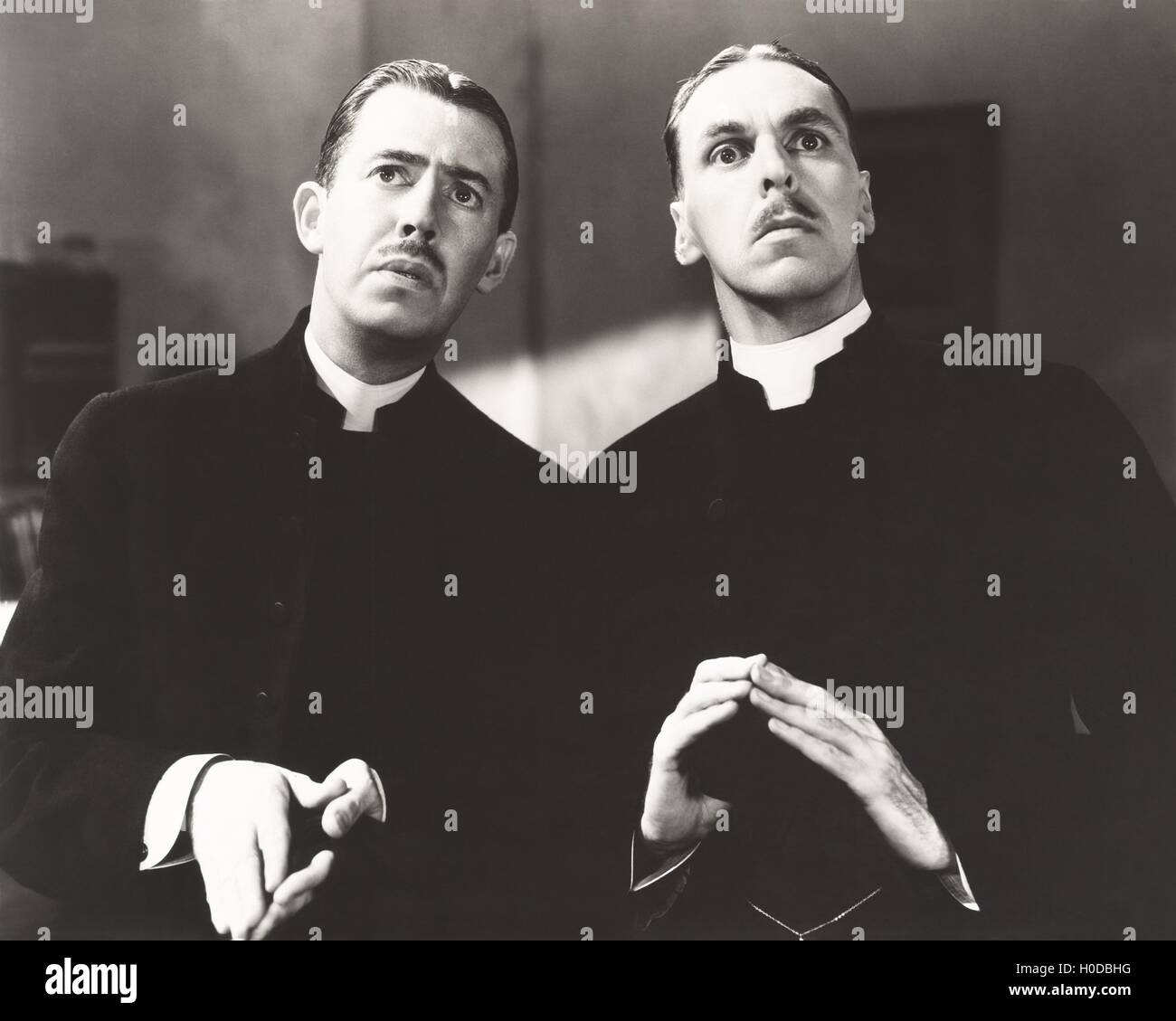 Two solemn priests Stock Photo